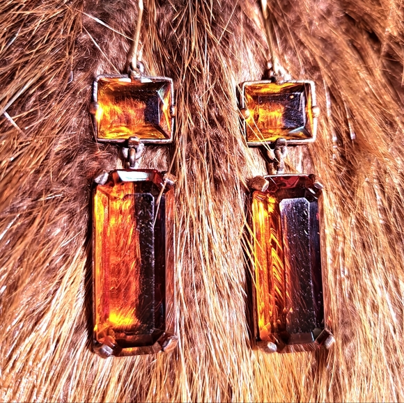 YSL 🇫🇷 Robert Goossens' PRISM cut earrings!!! Vintage *RARE FIND* - Picture 10 of 12